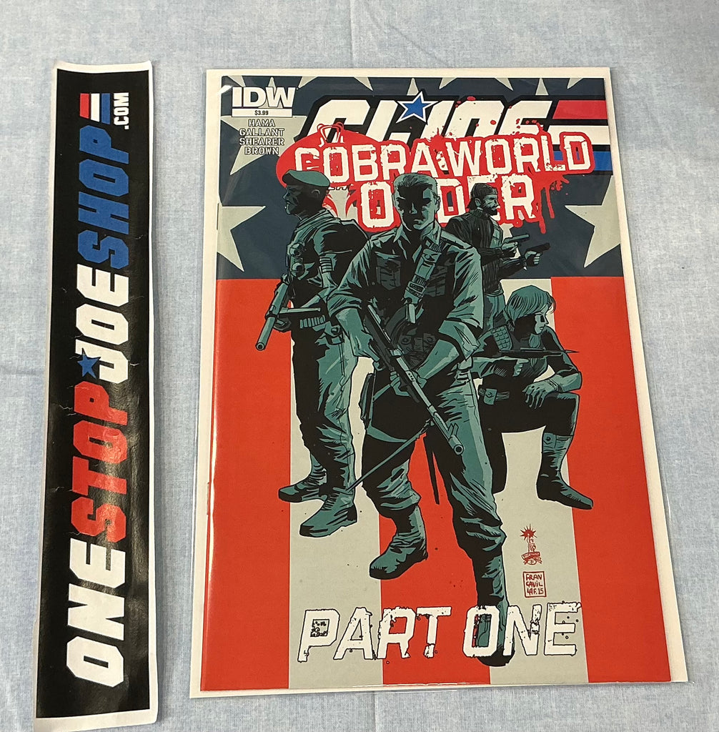 IDW PUBLISHING G.I. JOE A REAL AMERICAN HERO (2010-2022) ISSUE #219 [COVER A FRANCAVILLA] COMIC BOOK NOVEMBER 2015 HIGH GRADE (bh)