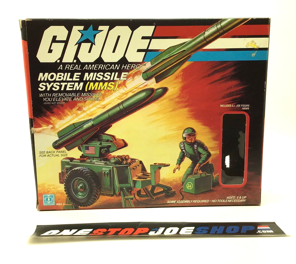 1982 VINTAGE ARAH G.I. JOE M.M.S. MMS MOBLE MISSILE SYSTEM BOX ONLY