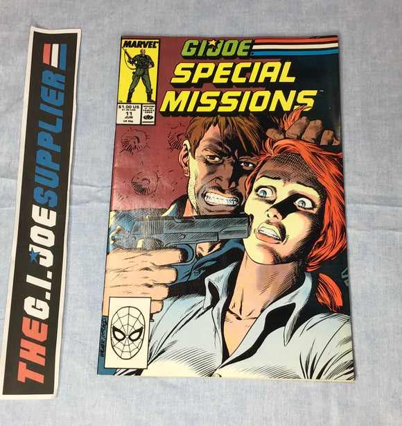 MARVEL COMICS G.I. JOE SPECIAL MISSIONS (1986-1989) ISSUE #11 COMIC BOOK JUNE 1988 DIRECT EDITION
