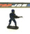 1989 VINTAGE ARAH G.I. JOE COBRA MICRO FIGURE ENEMY TROOPER