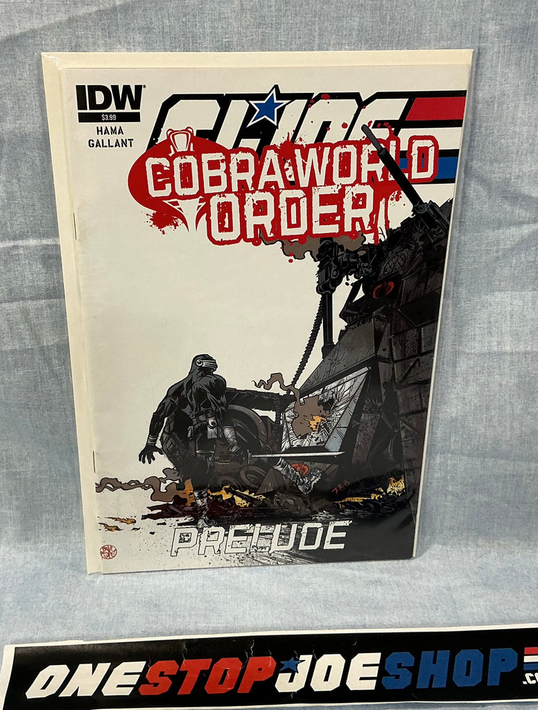 IDW PUBLISHING G.I. JOE A REAL AMERICAN HERO (2010-2022) ISSUE #218.2 COBRA WORLD ORDER PRELUDE ONE-SHOT [COVER A POPE] COMIC BOOK OCTOBER 2015