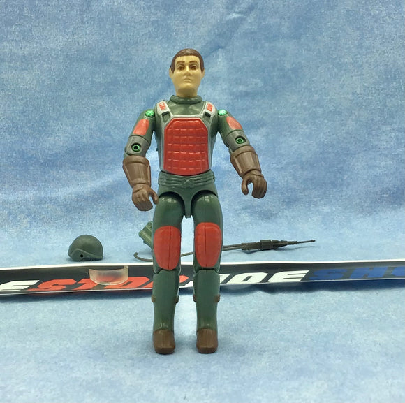 1982-83 VINTAGE ARAH G.I. JOE FLASH V1.5 LASER RIFLE TROOPER LOOSE 100% COMPLETE (b)