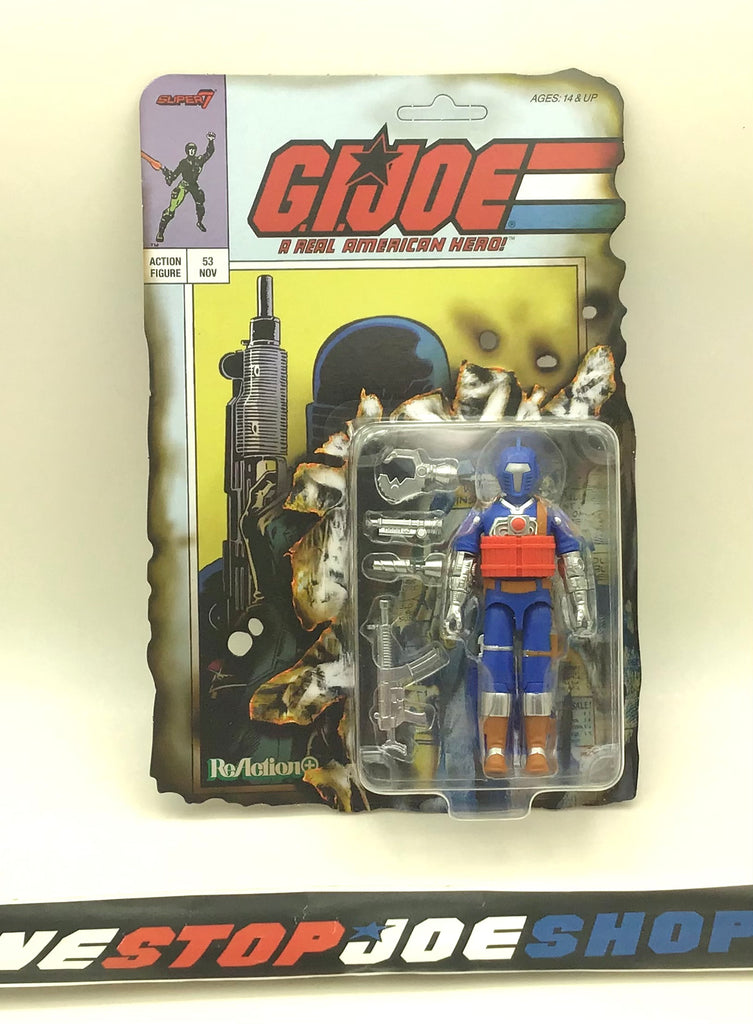 2025 SDCC SUPER7 REACTION+ G.I. JOE B.A.T. BAT TIME BOMB O-RING COMIC CONVENTION EXCLUSIVE NEW SEALED UNPUNCHED