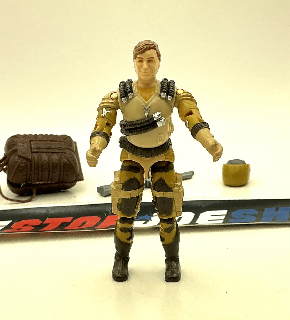 1990 VINTAGE ARAH G.I. JOE AIRWAVE V1 SKY PATROL AUDIBLE FREQUENCY SPECIALIST LOOSE 100% COMPLETE (b)