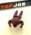 1990 VINTAGE ARAH G.I. JOE COBRA S.A.W. SAW VIPER  V1 HEAVY MACHINE GUNNER LOOSE 100% COMPLETE (d)