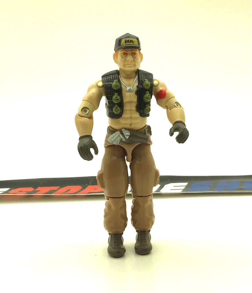 1987 VINTAGE ARAH G.I. JOE STEAM-ROLLER V1 MOBILE COMMAND CENTER DRIVER LOOSE 100% COMPLETE