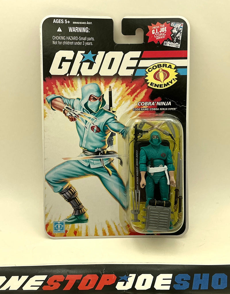 2008 25TH ANNIVERSARY G.I. JOE COBRA NINJA VIPER V2 WAVE 12 NEW SEALED