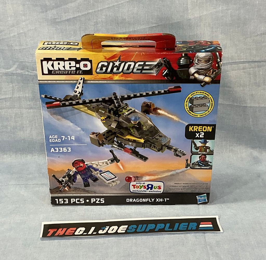 KRE-O A3363 G.I. JOE COBRA DRAGONFLY XH-1 SET NEW SEALED