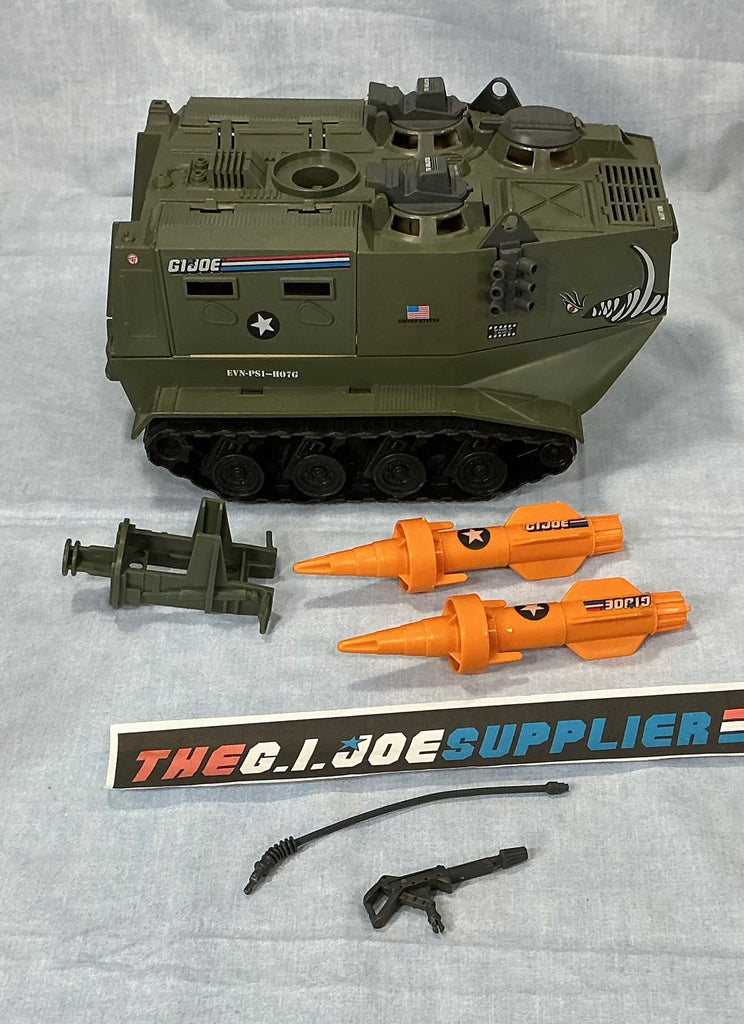 1988 VINTAGE ARAH G.I. JOE WARTHOG A.I.F.V. VEHICLE ONLY LOOSE 100% COMPLETE (d)