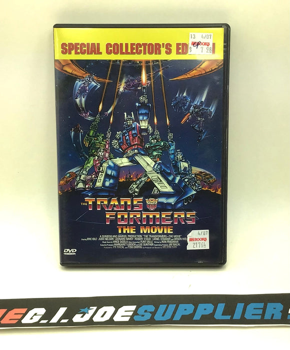 1986 TRANSFORMERS THE MOVIE DVD VIDEO KID RHINO (2000)