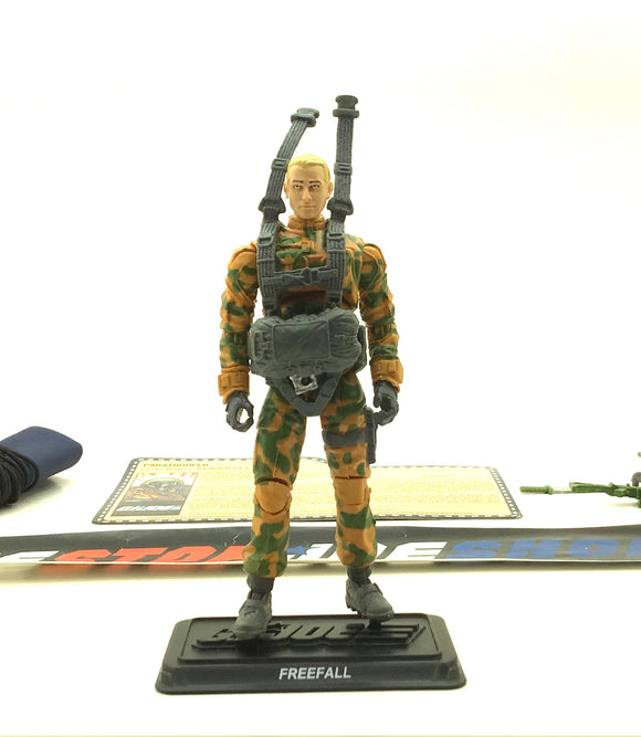 2016 JOECON G.I. JOE FREE FALL V2 PARATROOPER CONVENTION EXCLUSIVE LOOSE 100% COMPLETE + F/C