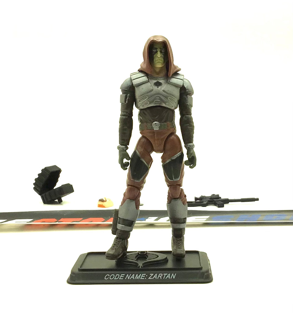 2007 25TH ANNIVERSARY G.I. JOE DREADNOK ZARTAN V13 WAVE 3 LOOSE 100% COMPLETE + FULL CARD
