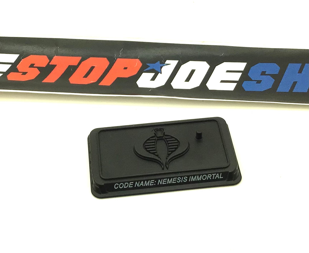 2008 25TH ANNIVERSARY NEMESIS IMMORTAL V1 SINGLE PEG FIGURE STAND ACCESSORY PART CUSTOMS