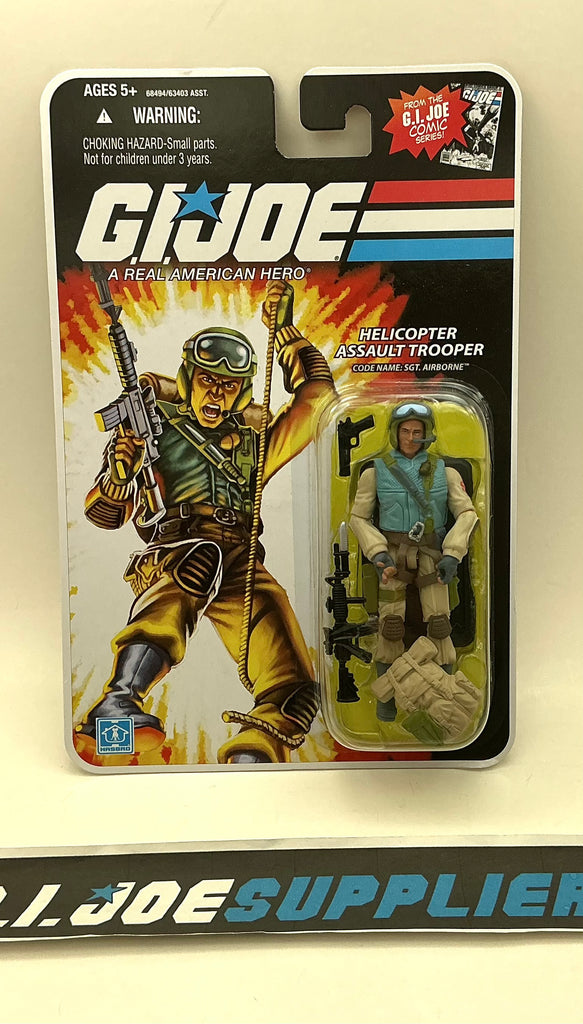 2008 25TH ANNIVERSARY G.I. JOE SGT. AIRBORNE V3 WAVE 11 NEW SEALED (c)