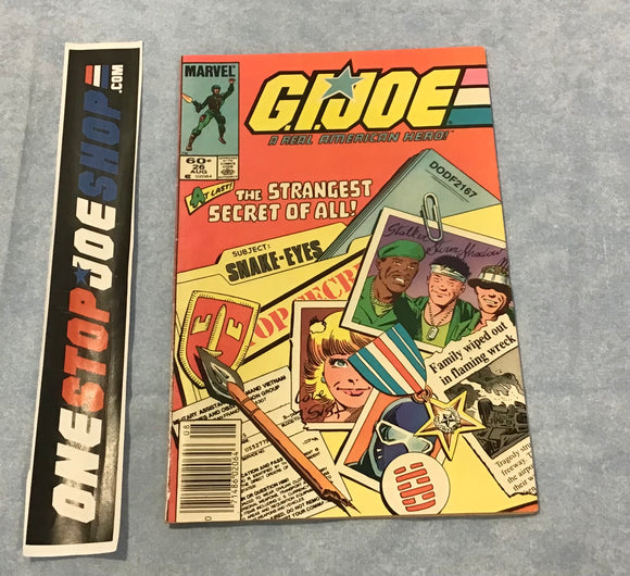 MARVEL COMICS G.I. JOE A REAL AMERICAN HERO (1982-1994) ISSUE #26 COMIC BOOK AUGUST 1984 1ST PRINT NEWSSTAND EDITION (b)