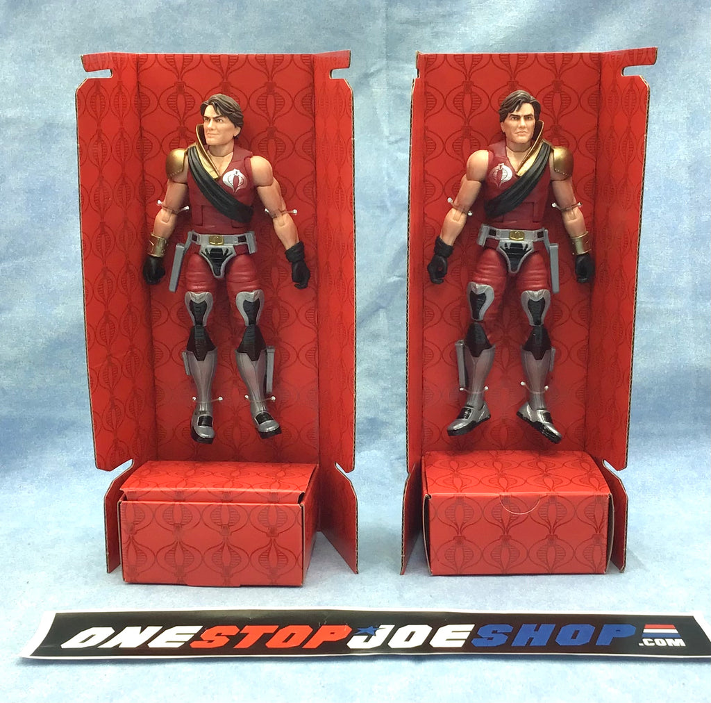 2023 CLASSIFIED PULSE CON G.I. JOE COBRA CRIMSON STRIKE TEAM TWINS TOMAX & XAMOT #82 6" FIGURES HASBRO PULSE EXCLUSIVE NEW LOOSE 100% COMPLETE