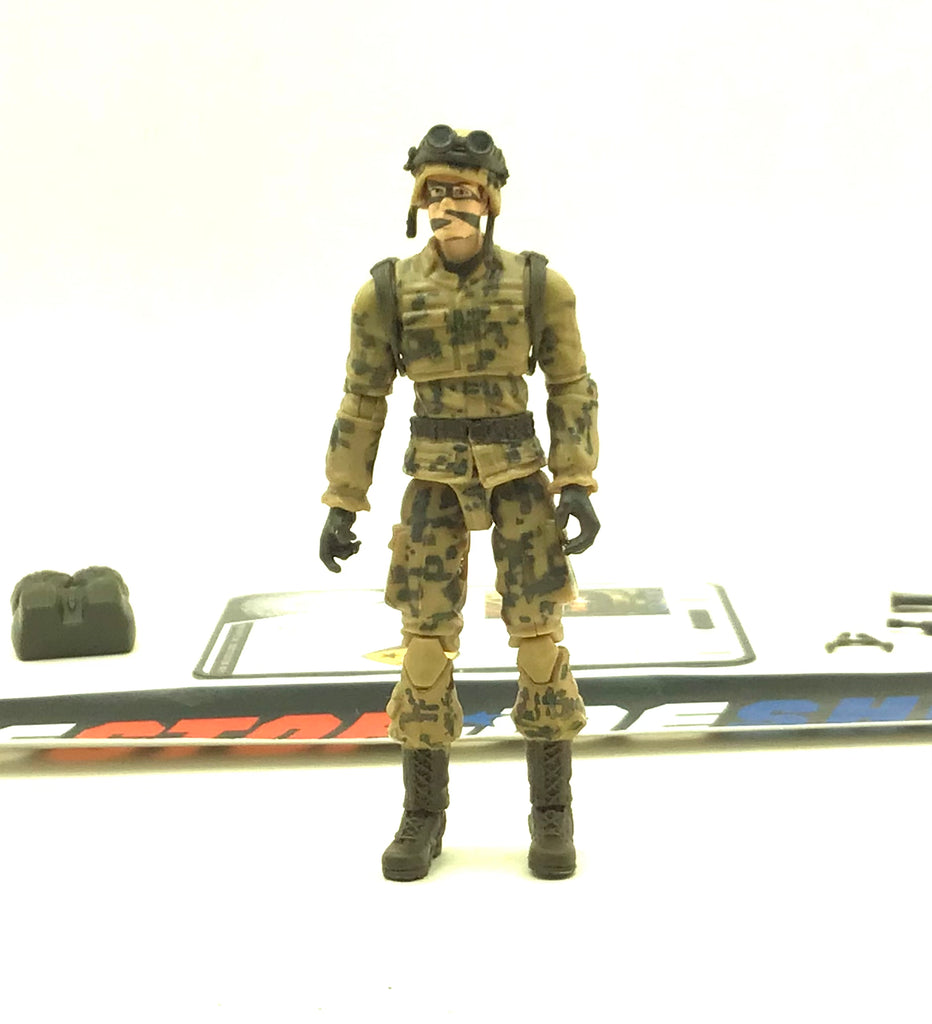 2011 ROC G.I. JOE DUSTY V13 ALPHA VEHICLE DESERT ROCKSLIDE ROSS EXCLUSIVE LOOSE 100% COMPLETE + F/C