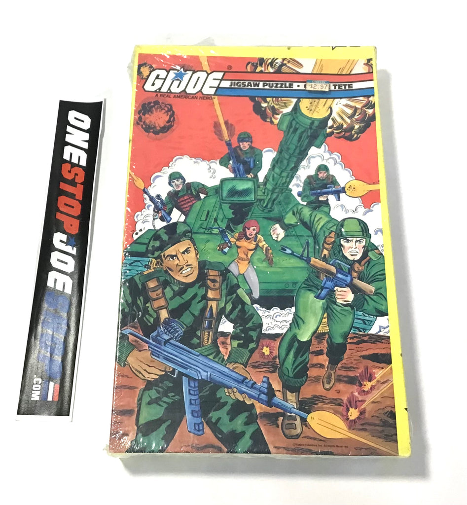 1982 VINTAGE ARAH G.I. JOE APC JIGSAW PUZZLE MOBAT NEW SEALED