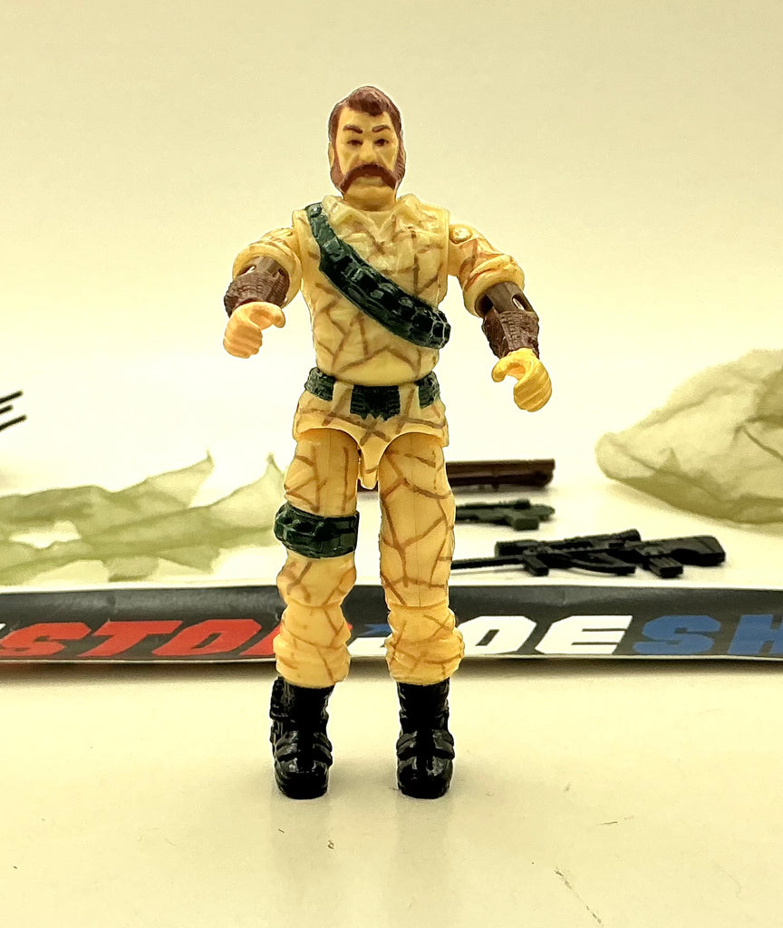 1990 VINTAGE ARAH G.I. JOE AMBUSH V1 CONCEALMENT SPECIALIST LOOSE 100% COMPLETE (b)
