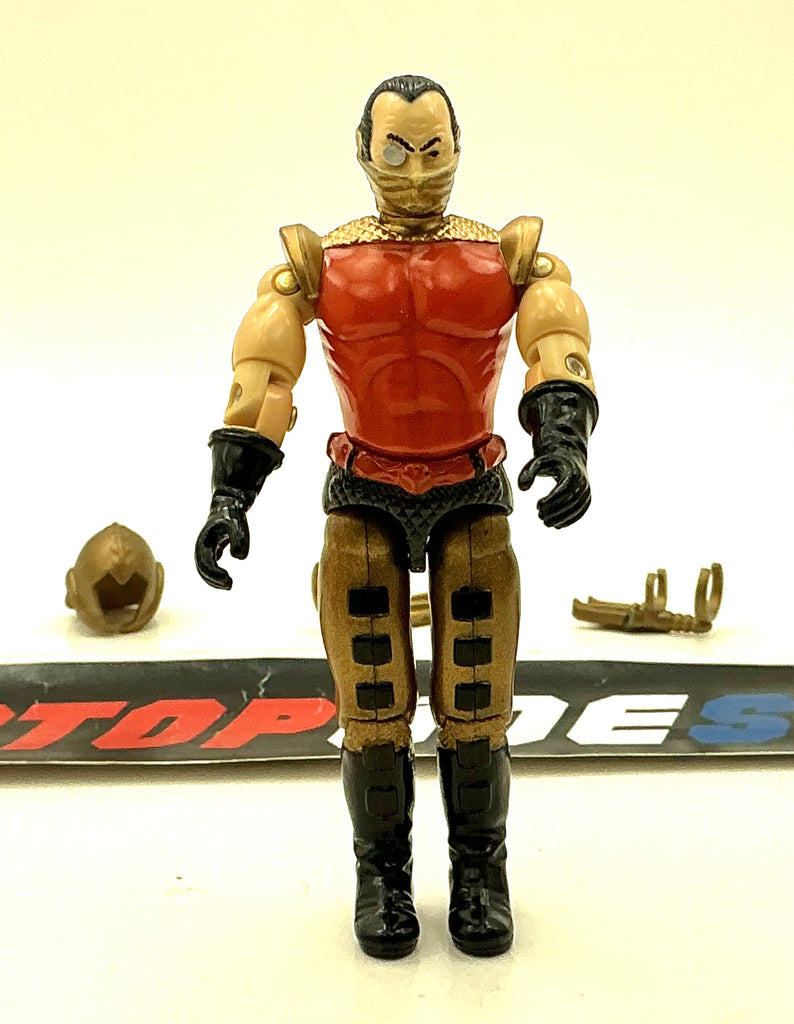1990 VINTAGE ARAH G.I. JOE COBRA OVERLORD V1 DICTATOR VEHICLE DRIVER LOOSE 100% COMPLETE (e)