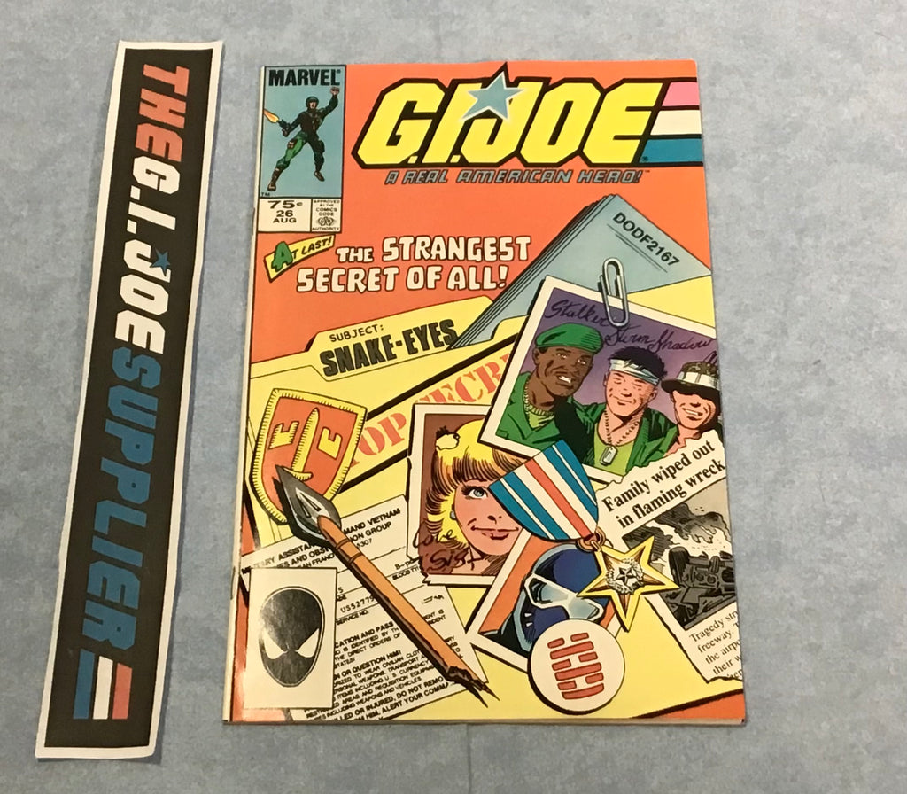 MARVEL COMICS G.I. JOE A REAL AMERICAN HERO (1982-1994) ISSUE #26 COMIC BOOK AUGUST 1984 2ND PRINT DIRECT EDITION