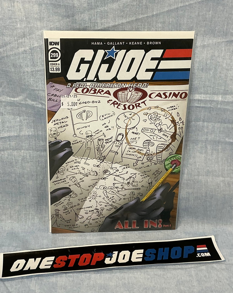 IDW PUBLISHING G.I. JOE A REAL AMERICAN HERO (2010-2022) ISSUE #299 [COVER A GALLANT] COMIC BOOK OCTOBER 2022
