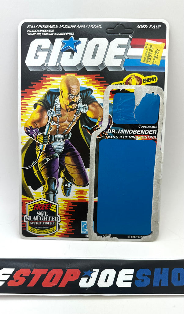 1986 VINTAGE ARAH DR. MINDBENDER V1 SLAUGHTER OFFER FULL FILE CARD UNPUNCHED