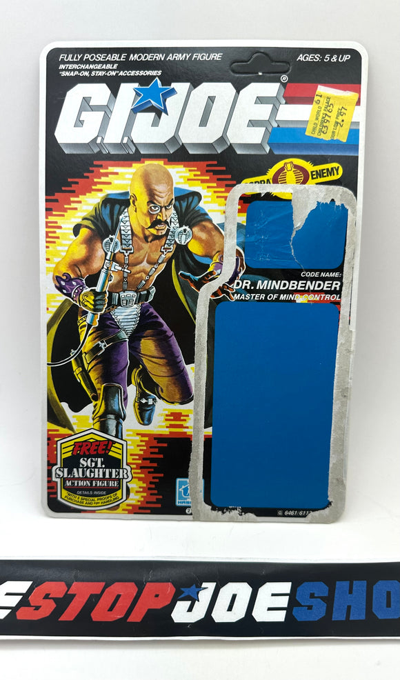 1986 VINTAGE ARAH DR. MINDBENDER V1 SLAUGHTER OFFER FULL FILE CARD UNPUNCHED