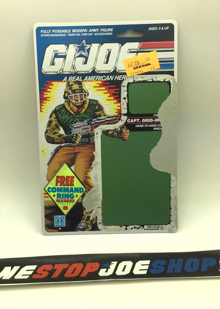 1990 VINTAGE ARAH CAPT. GRID-IRON V1 COMMAND RING OFFER FULL FILE CARD