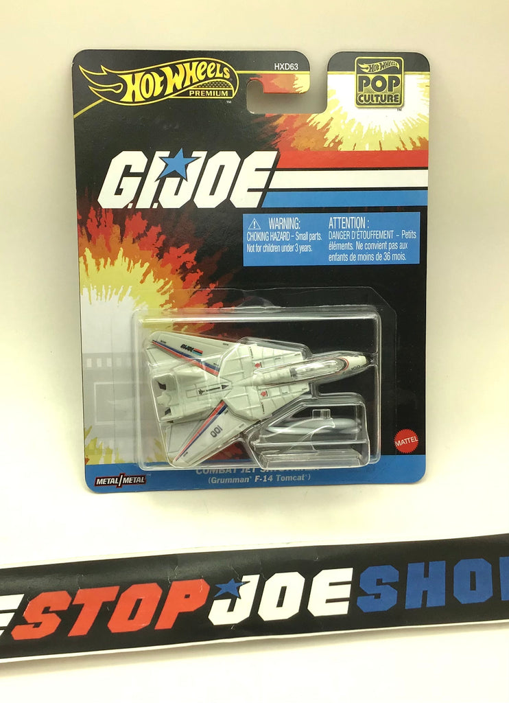 2025 MATTEL HOT WHEELS PREMIUM POP CULTURE G.I. JOE SKYSTRIKER COMBAT JET METAL VEHICLE NEW SEALED