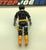 1986 VINTAGE ARAH G.I. JOE COBRA B.A.T. V1 BAT BATTLE ANDROID TROOPER LOOSE 100% COMPLETE YELLOW (e)