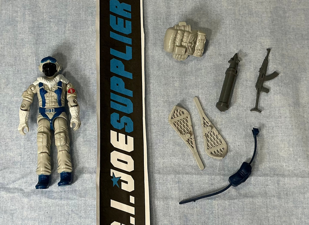 1985 VINTAGE ARAH G.I. JOE COBRA SNOW SERPENT V1 POLAR ASSAULT LOOSE FIGURE (o)