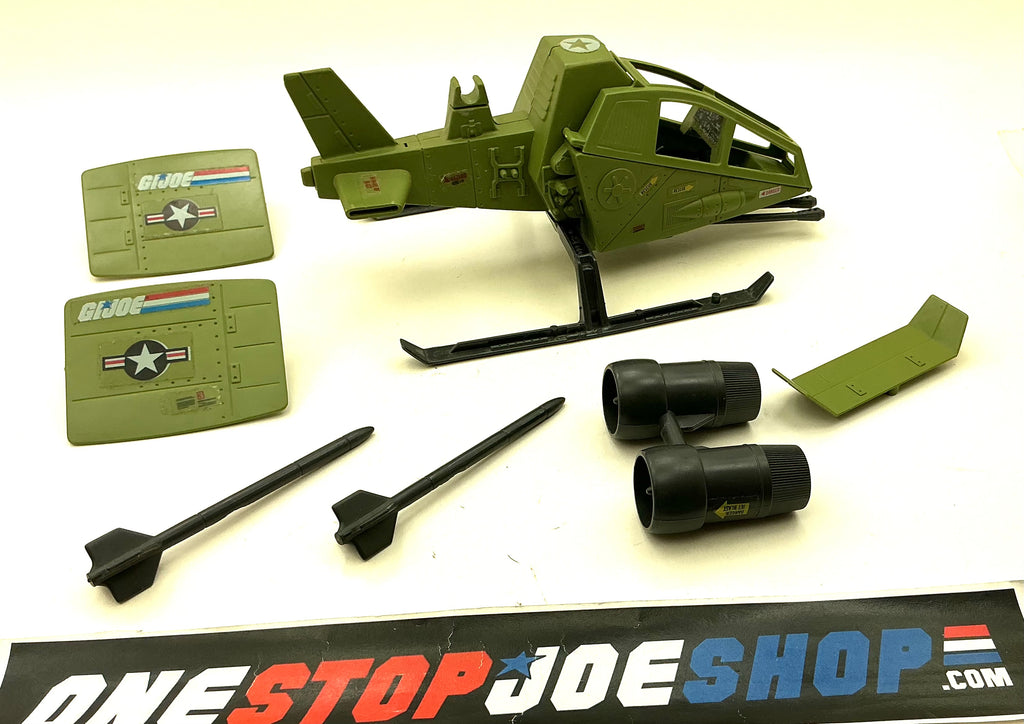 1984 VINTAGE ARAH G.I. JOE SKY HAWK VEHICLE LOOSE 100% COMPLETE (d)