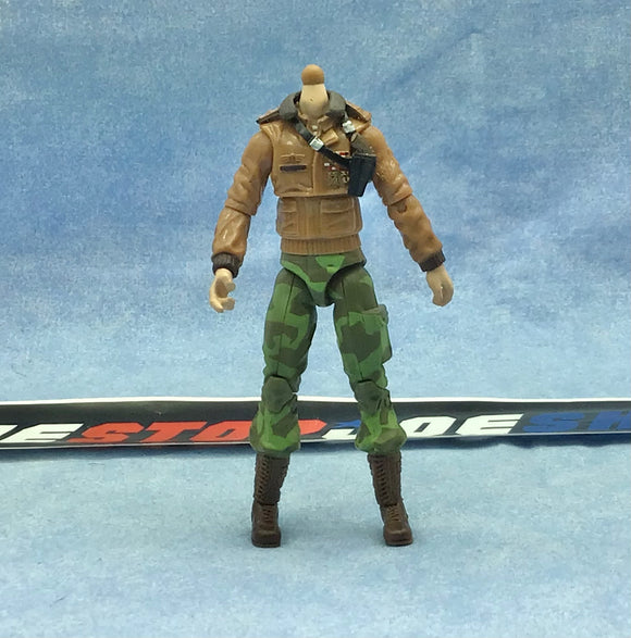 2009 25TH ANNIVERSARY G.I. JOE HAWK V4 BODY W/ HARNESS PART CUSTOMS