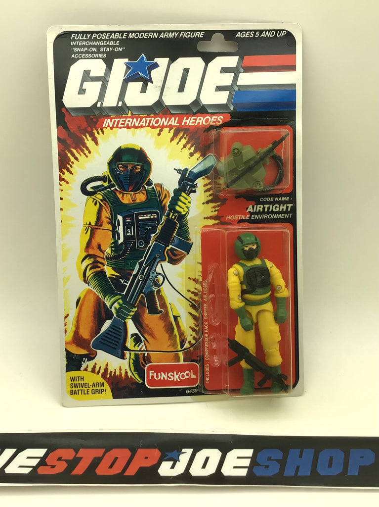 1992 FUNSKOOL RUSSIA G.I. JOE AIRTIGHT HOSTILE ENVIRONMENT NEW SEALED