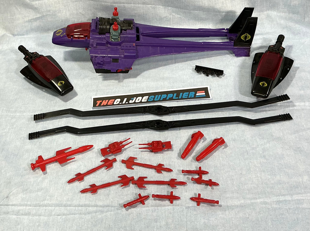 1987 VINTAGE ARAH G.I. JOE COBRA MAMBA VEHICLE ONLY LOOSE 100% COMPLETE (f) WORKS