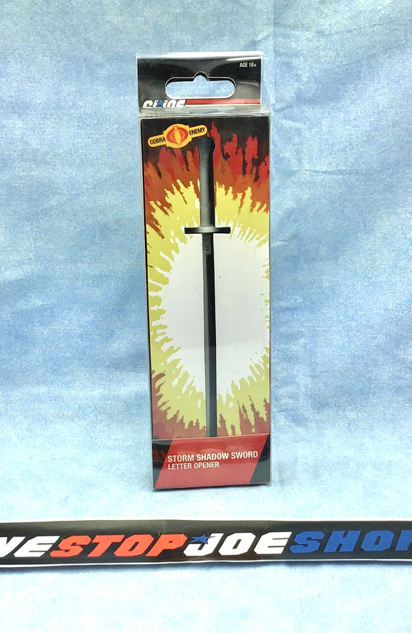 2022 ICON HEROES G.I. JOE COBRA STORM SHADOW KATANA SWORD LETTER OPENER NEW SEALED