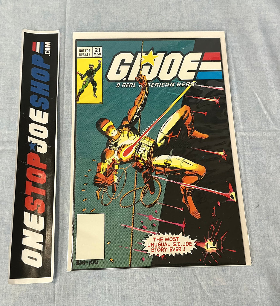 HASBRO G.I. JOE A REAL AMERICAN HERO ISSUE #21 CLASSIC COMIC PACK REPRINT COMIC BOOK 2005