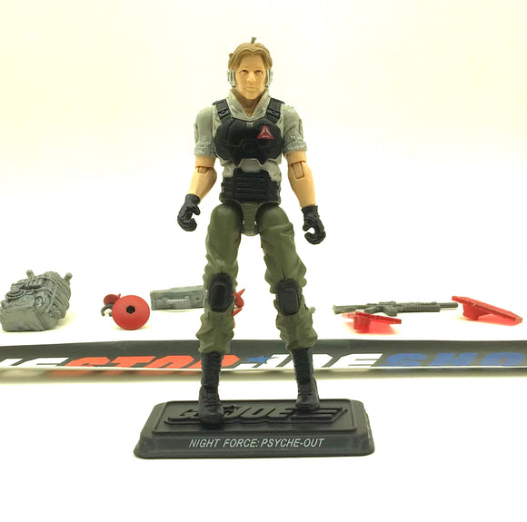 2013:G.I. JOE JOECON CONVENTION EXCLUSIVE NIGHT FORCE NOCTURNAL PSYCHE-OUT V4 DECEPTIVE WARFARE LOOSE 100% COMPLETE NO F/C