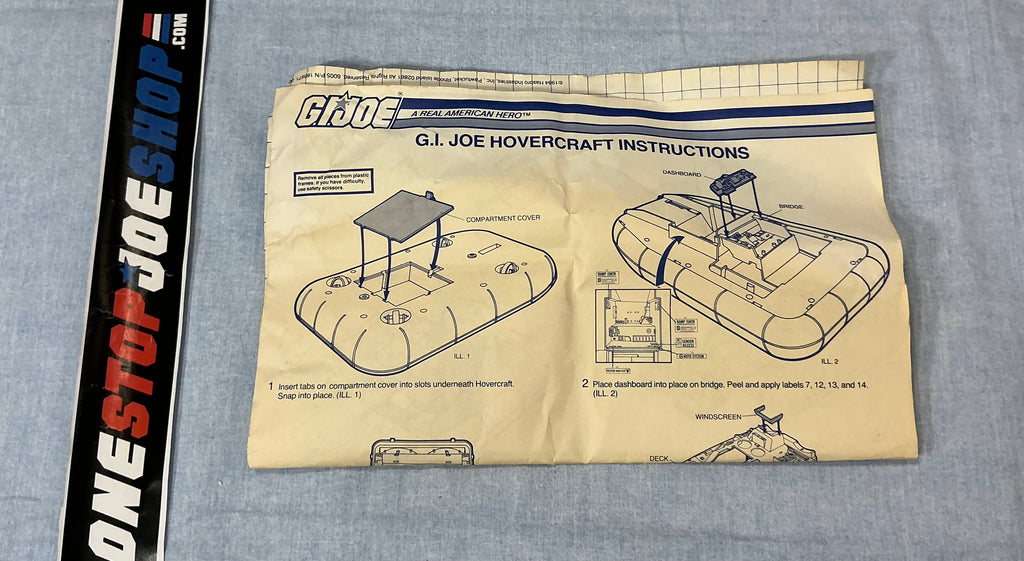 1984 VINTAGE ARAH KILLER W.H.A.L.E. WHALE HOVERCRAFT VEHICLE BLUEPRINTS