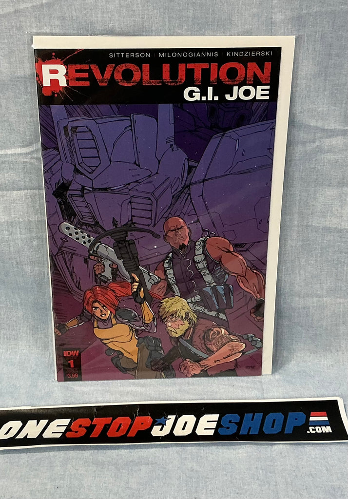 IDW PUBLISHING G.I. JOE: REVOLUTION (2016) ISSUE #1 ONE-SHOT [COVER B MILONOGIANNIS] COMIC BOOK NOVEMBER 2016