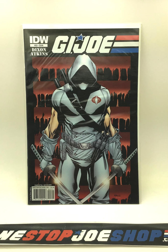IDW PUBLISHING G.I. JOE (2008-2011) ISSUE #23 [COVER A ATKINS] COMIC BOOK OCTOBER 2010 HIGH GRADE