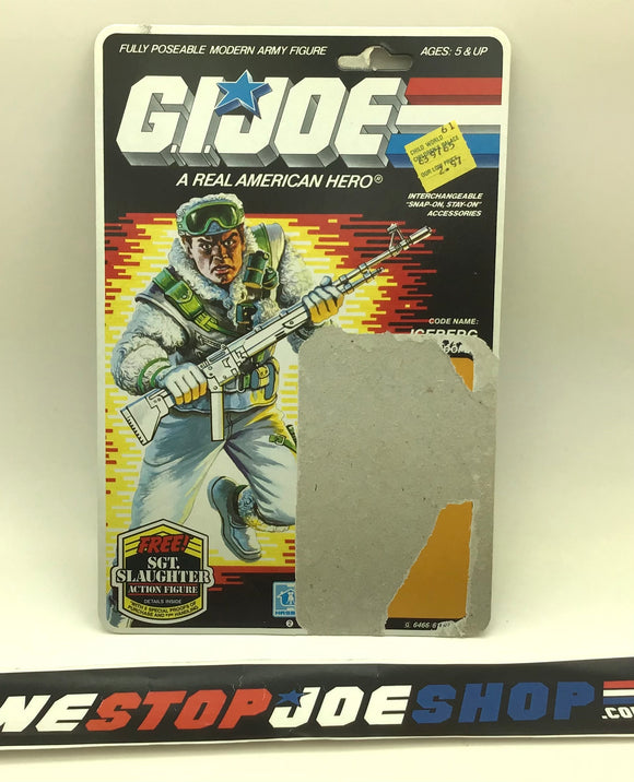 1986 VINTAGE ARAH ICEBERG V1 SLAUGHTER OFFER FULL FILE CARD (b)