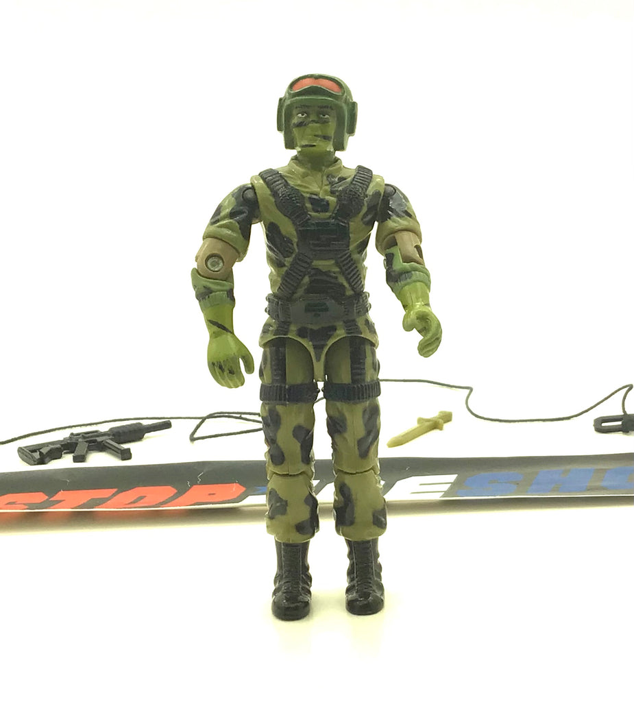 1988 VINTAGE ARAH G.I. JOE HIT AND RUN V1 LIGHT INFANTRYMAN LOOSE 100% COMPLETE (b)