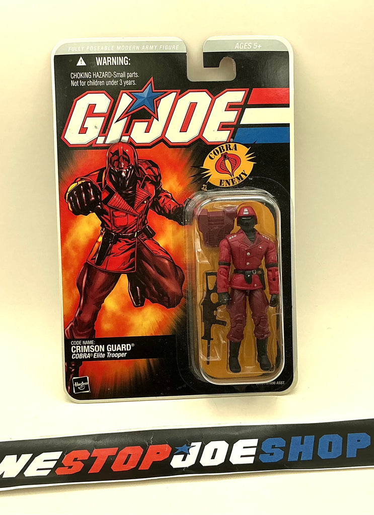 2005 DTC G.I. JOE COBRA CRIMSON GUARD V7 ELITE TROOPER NEW SEALED