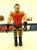1990 VINTAGE ARAH G.I. JOE COBRA OVERLORD V1 DICTATOR VEHICLE DRIVER LOOSE 100% COMPLETE (e)