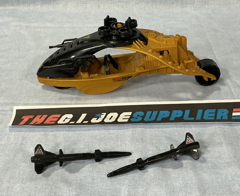 1989 VINTAGE ARAH G.I. JOE COBRA IRON GRENADIER DARKLON’S EVADER VEHICLE ONLY LOOSE 100% COMPLETE (c)