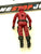 1985 VINTAGE ARAH G.I. JOE COBRA CRIMSON GUARD V1 COBRA ELITE TROOPER LOOSE 100% COMPLETE (k)