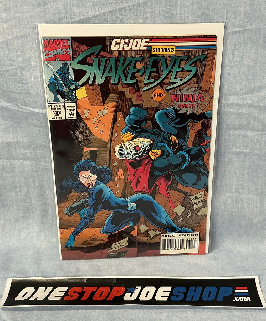 MARVEL COMICS G.I. JOE A REAL AMERICAN HERO (1982-1994) ISSUE #138 COMIC BOOK JULY 1993 DIRECT EDITION (b)