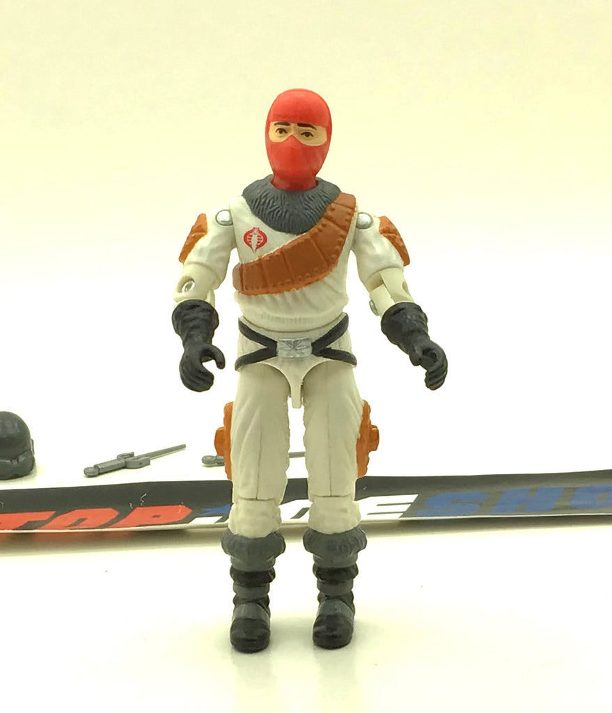 1987 VINTAGE ARAH G.I. JOE COBRA ICE VIPER V1 COBRA WOLF DRIVER LOOSE 100% COMPLETE (e)